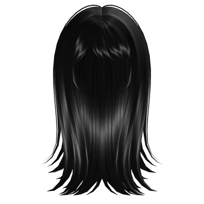 black hair with highlights