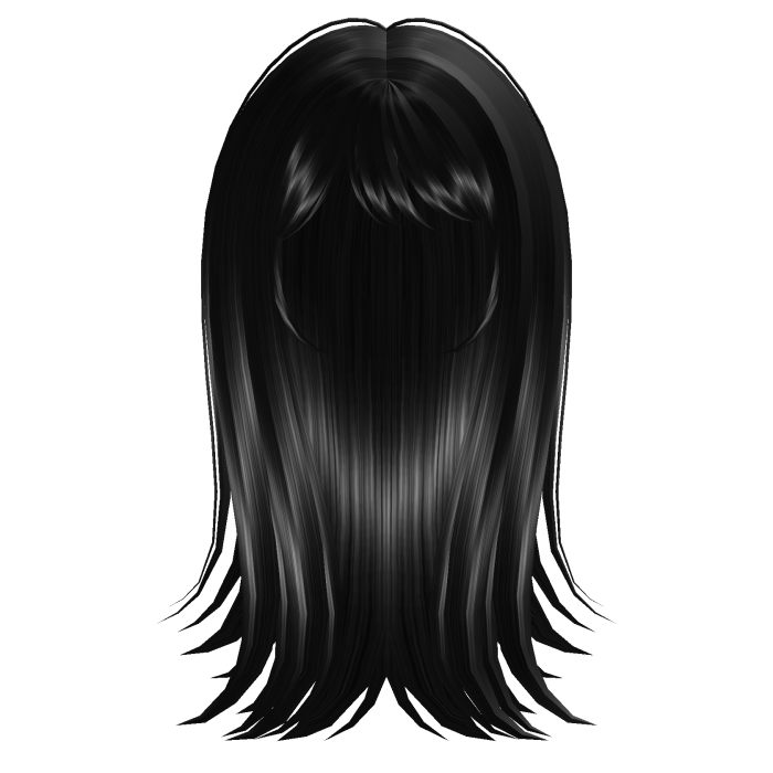 black hair with highlights