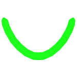 Green Glowing Smile