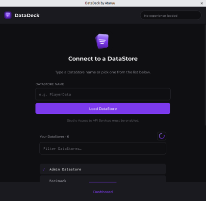 DataDeck — DataStore Manager preview 2
