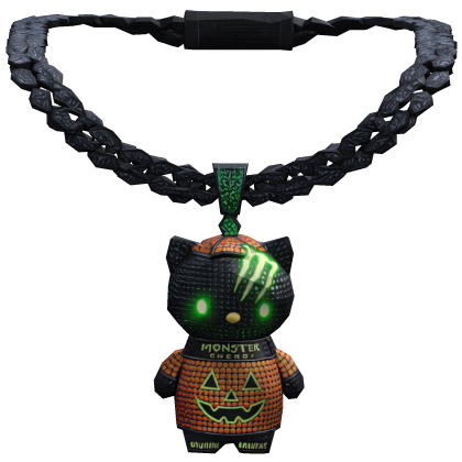 Iced Out Monster Kitty Chain 3.0 Roblox item