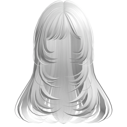 Long Straight Wispy Layers White
