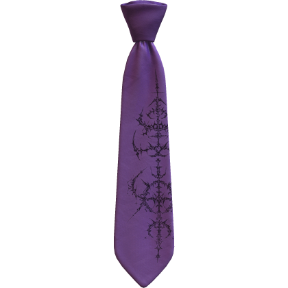 Purple Cybersigilism Tie 1.0