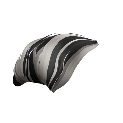 Black & Platinum Blonde Triple Highlight Y2k Pouf