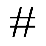 hashtag