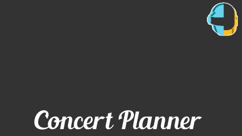 Concert Planner