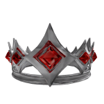 [PBR] Silver & Red Deepcrest Crown