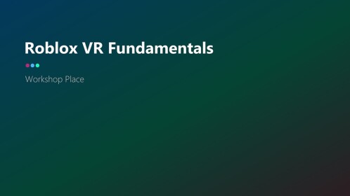 VR Presentation Demo (Open source)