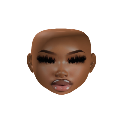 BADDIE PIERCING LASHES MESH MAKEUP GLITTER LIPS Roblox item