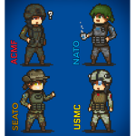 halo's pixel corner