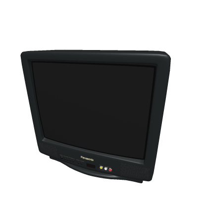 Old Retro CRT TV