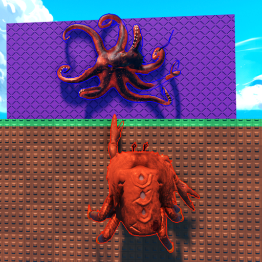 Octopus & Crab! [2Player Obby]