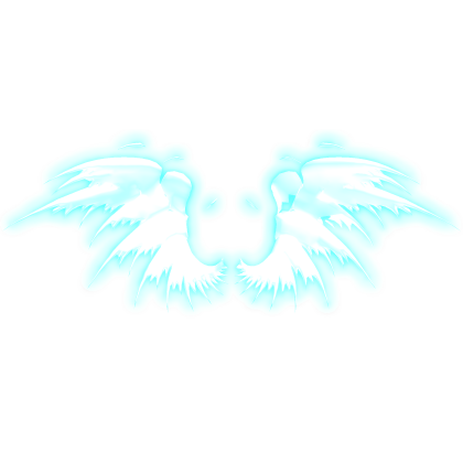 Glowing Blue Angel Wings (Emissive)