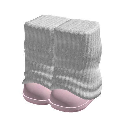 ♡ boots with leg warmers (pink) thumbnail