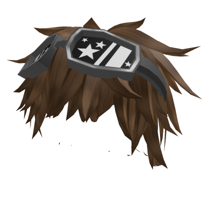 💵 Crazy Messy Boy Brown Hair w/ Goggles Roblox item