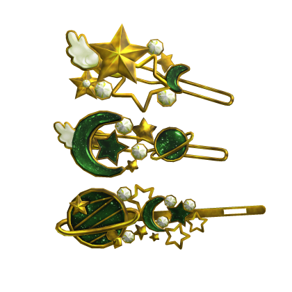 Celestial Hair Clips