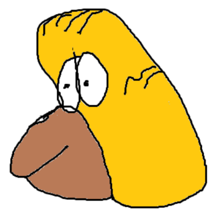 Homer Simpson bad drawing Roblox decal