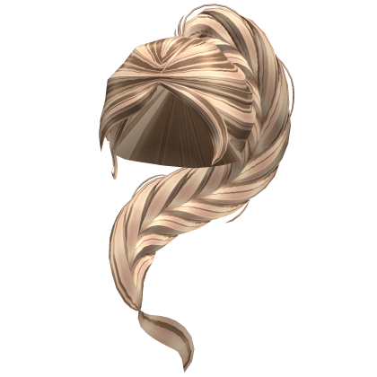 ♡ Long Dramatic Swept Braid (Highlights) Roblox item