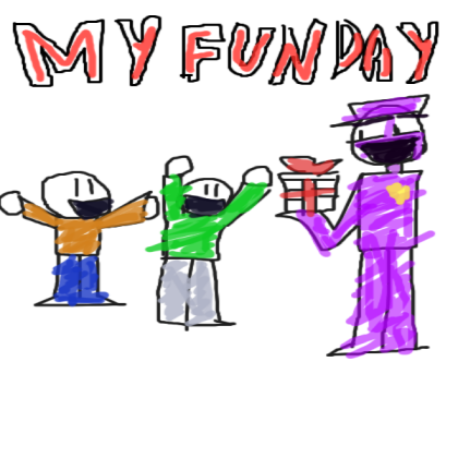 Purple guy drawing Roblox decal