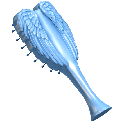Blue Angel Wing Hair Brush Roblox item