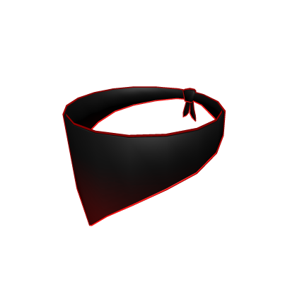 Red Void Bandana Mask - Cartoony Outline