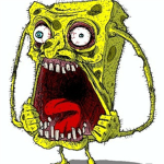 Scary sponge bob