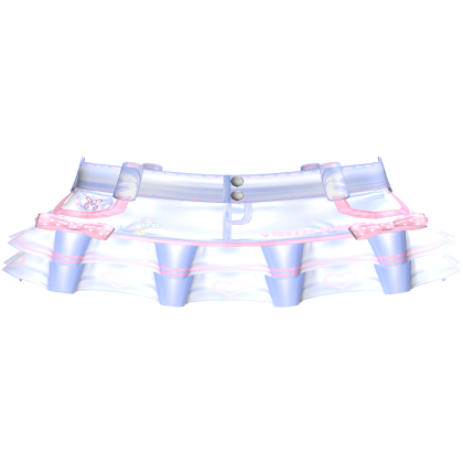 Cute Kawaii Light Denim Mezzo Piano Skirt 1.0 Roblox item