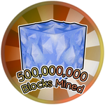 500M Blocks Mined