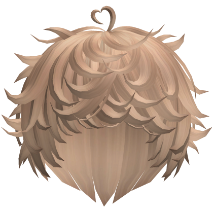 Dark Blonde Cute Swirly Curly Kawaii Messy Hair Roblox item
