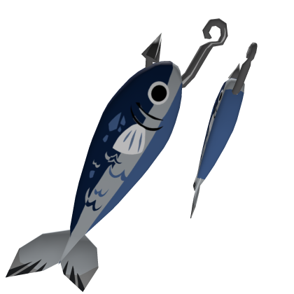 Fish with hook (Ponytails) Roblox item