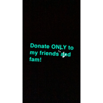 Donating to friends only