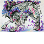 i love wolfs and cats