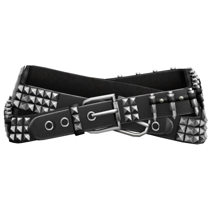 Studded Emo Double Belt 3.0 Roblox item