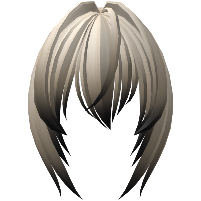 long moe bangs with hair vents in blonde black
