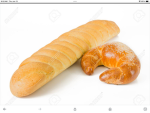 Crossiant and baguette allie