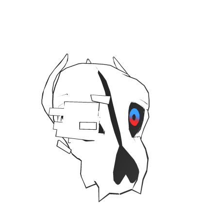 Aftertale Blaster Skull 