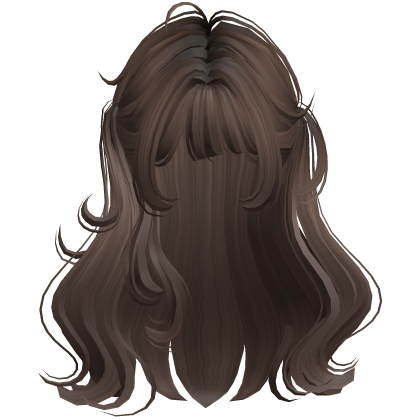 ♡ Cute Girl Long Pigtails Hair (Brown) Roblox item