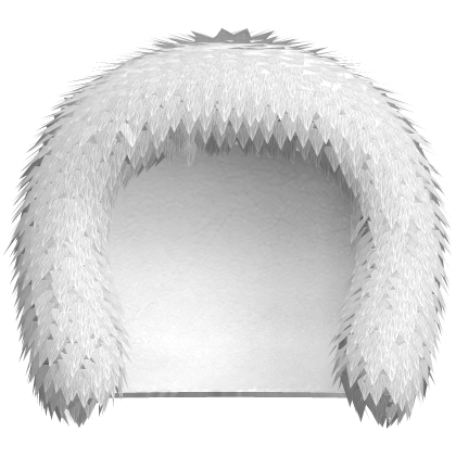Winter Fur Hood in White