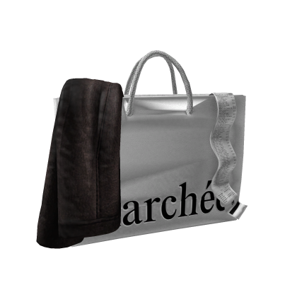 MARCHÉE - Big Logo White Shopping Bag thumbnail