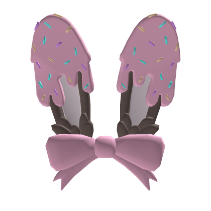 ♡ ꒰ Adorable Kawaii Sprinkle Bunny Ears (Brown) Roblox item