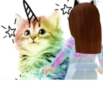Chat licorne