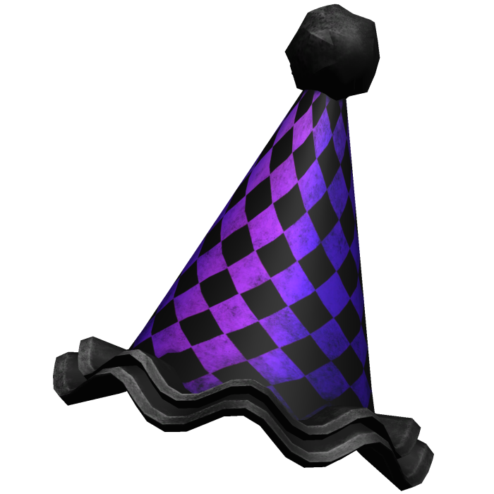 Purple Halloween Party Clown Hat
