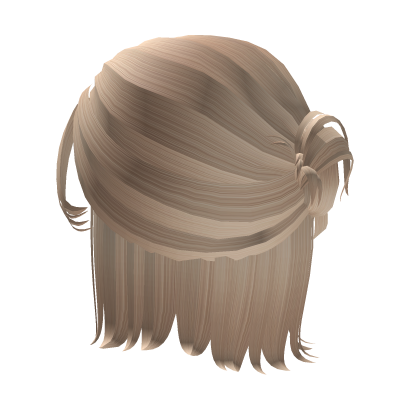 Blonde Cheap Short Tied Back Hair  Roblox item
