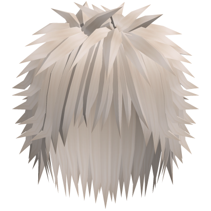spiky messy emo hair in blonde