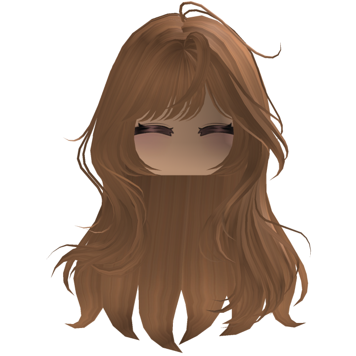 Cute emo y2k hair fluffy (blonde)