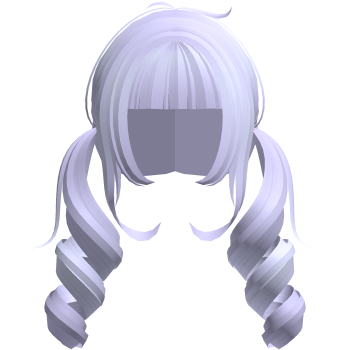 Curly KuruKuru Pigtails Light Purple