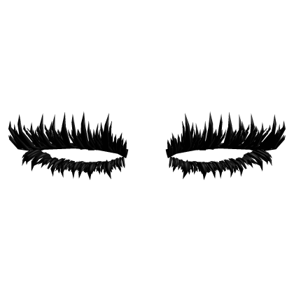 Dramatic Cateye Lashes All Black Spikes