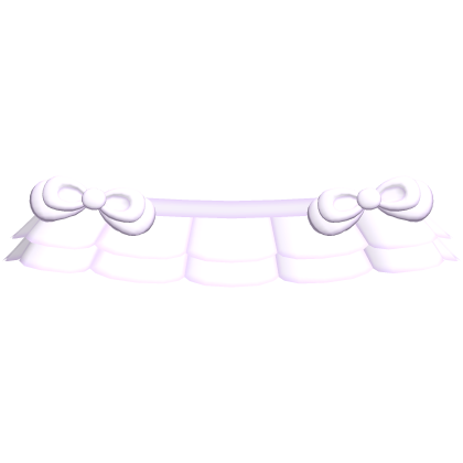 𖹭◞ mi purple ruffle cutie bow skirt ◟ ᰔ Roblox item
