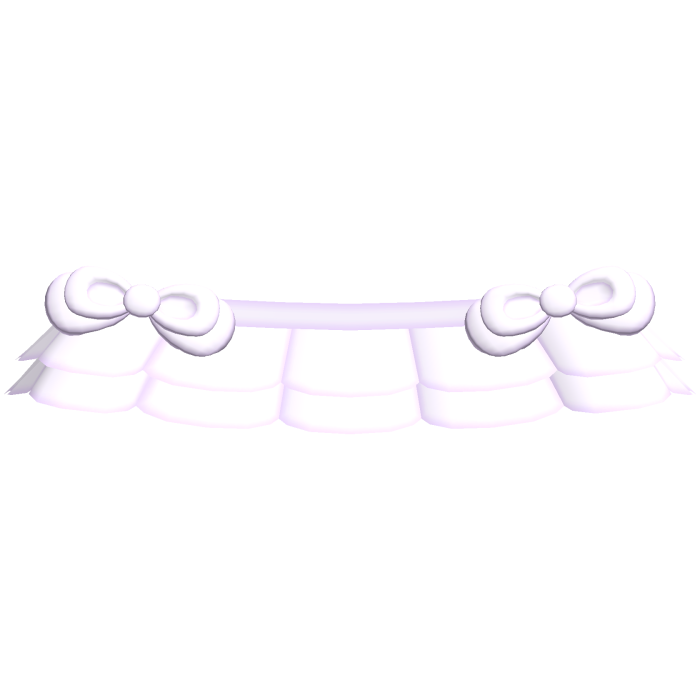 𖹭◞ mi purple ruffle cutie bow skirt ◟ ᰔ