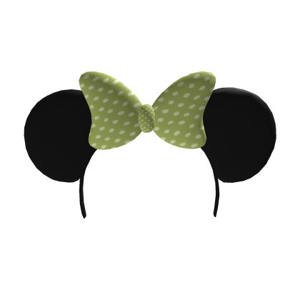 Minnie Ears Light Green Roblox item
